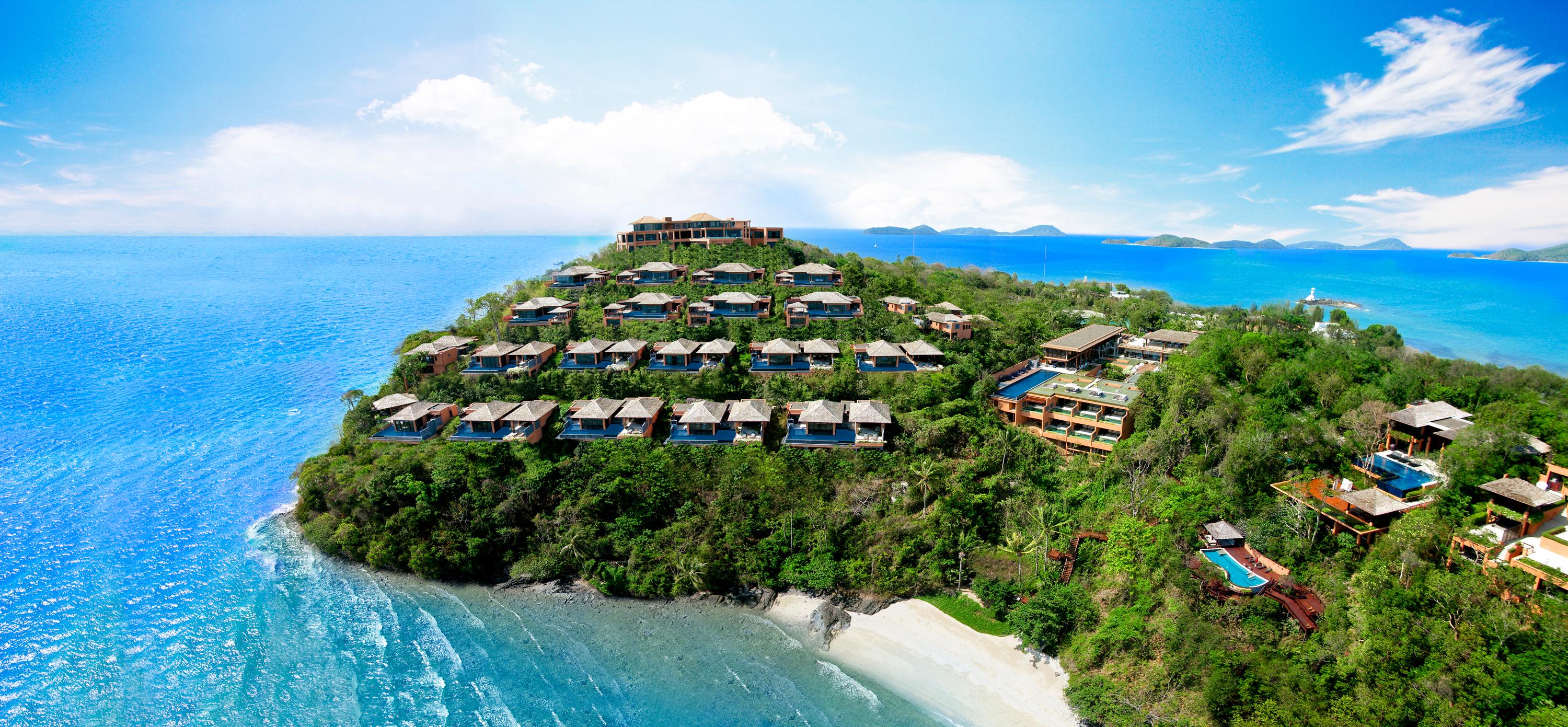Sri Panwa Phuket Luxury Pool Villa Hotel - Sha Plus Экстерьер фото Aerial view of the resort